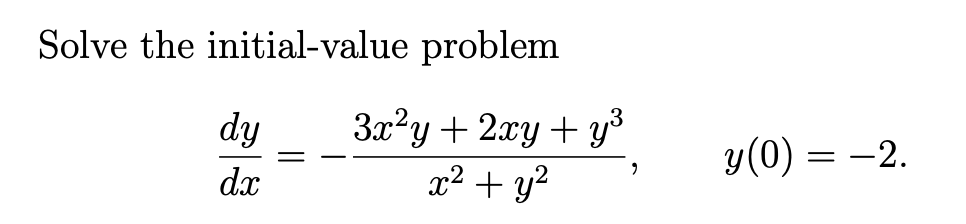 y (0) = -2. d.x 2 2 + 32