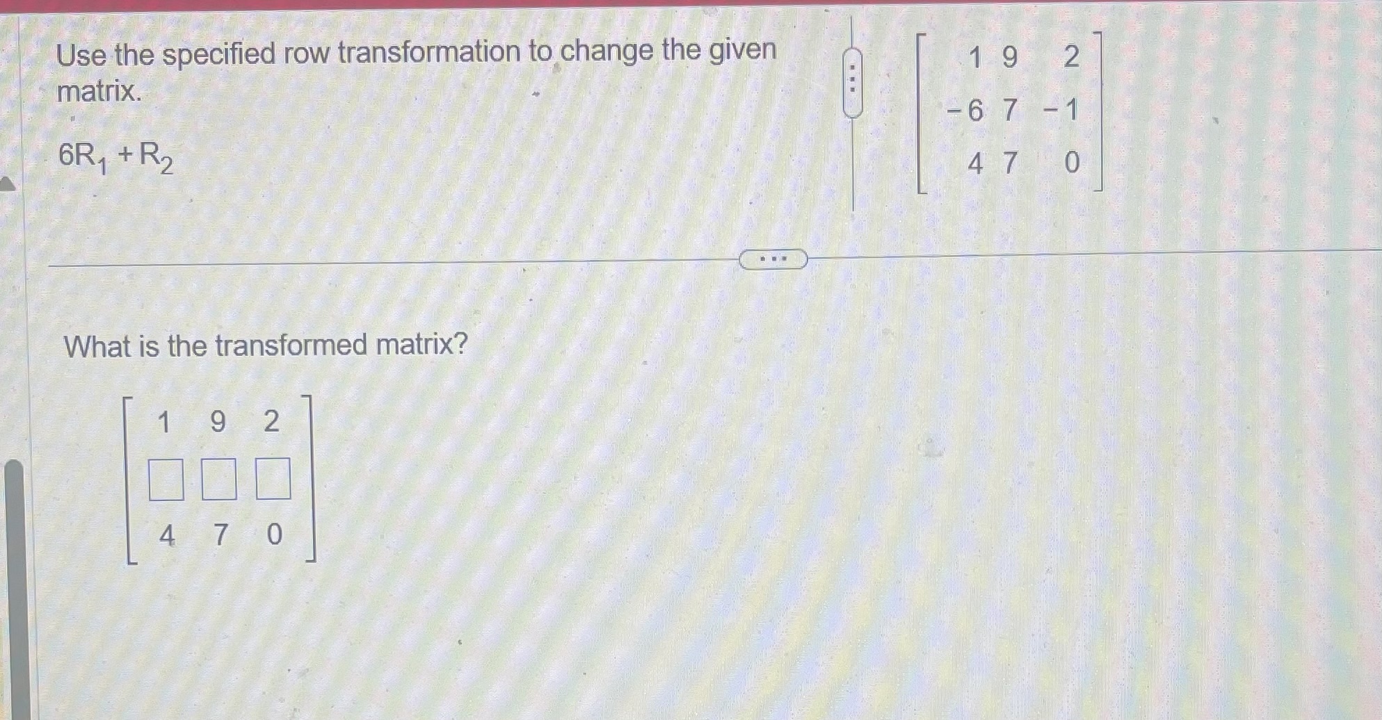 12y = - 2 Select the correct choice below and, if necessary,