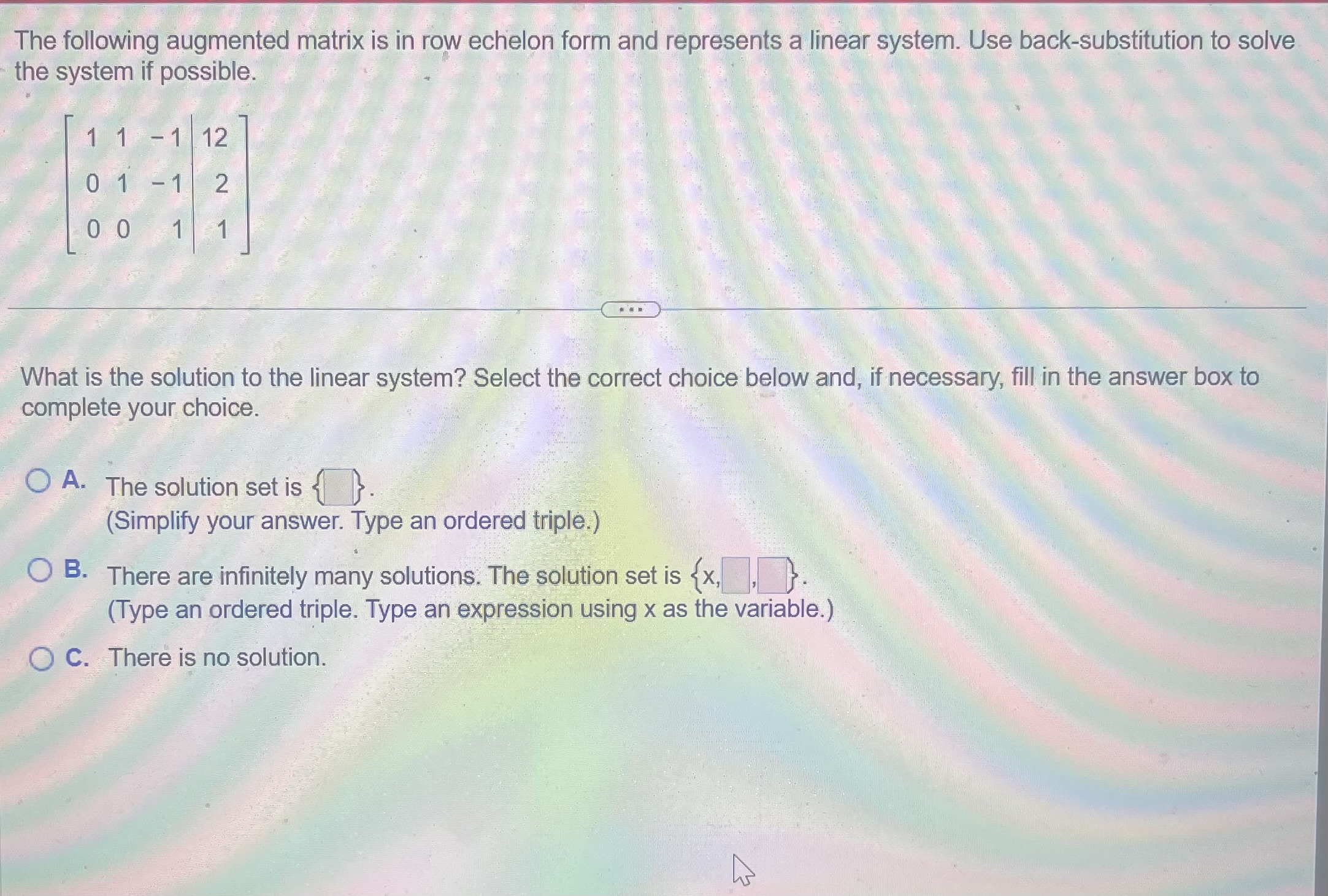 + 2y2 = 20 X - y= -4 . . . Select