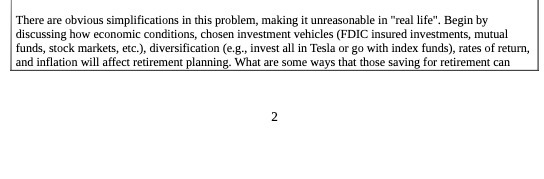 "real life". Begin by discussing how economic conditions, chosen investment vehicles (FDIC