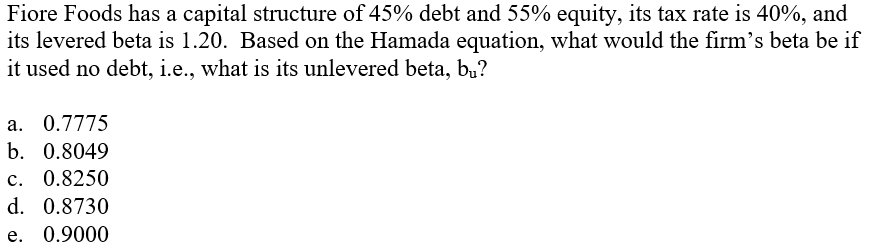  Please show all steps to solve. Preferably use Excel. Thanks Fiore
