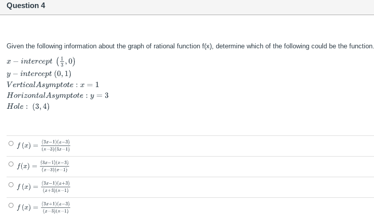 2Given the function h(x) = #+3r+2 Determine the following: A. Vertical Asymptote(s):