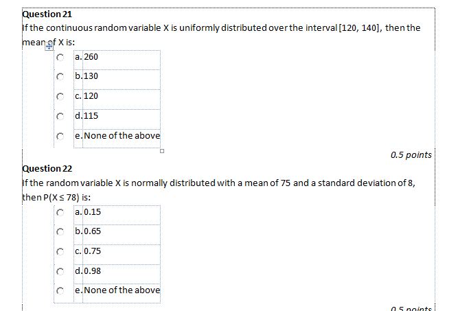  What is the formula and answer for question 21 & 22.