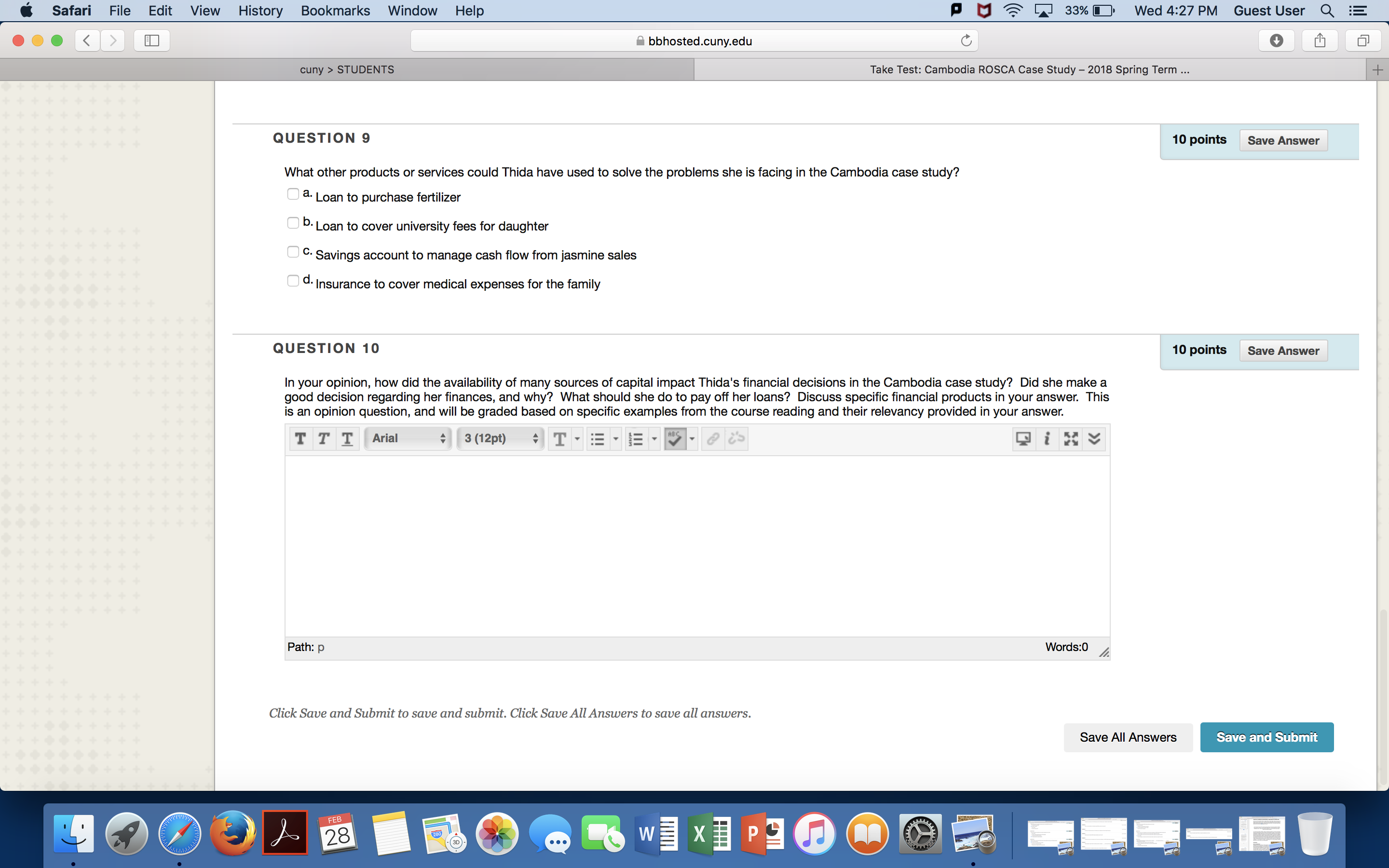study, which of the following are We of the micronance sector in