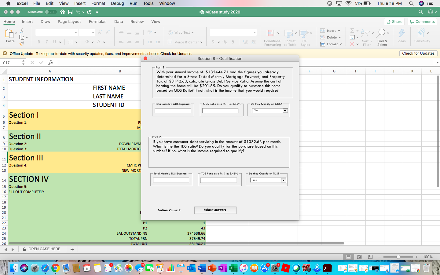 Window 0 51% Thu 9:18 PM Q DE AutoSave ( OFF ~