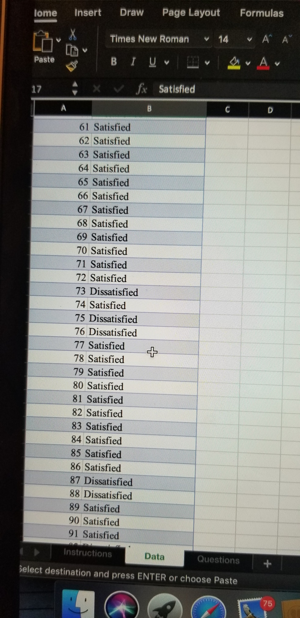 New Roman v 14 v A A V Paste BIUV MVAv 17