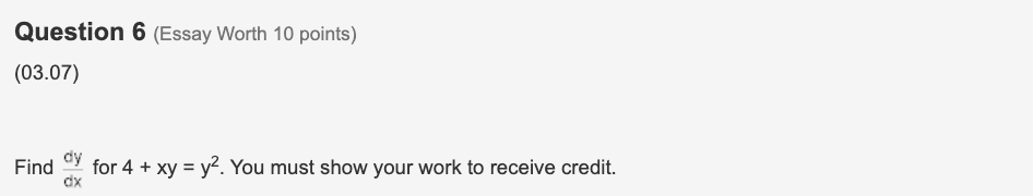 to receive credit. Question 7 (Essay Worth 10 points) (04.03} A100inch strip