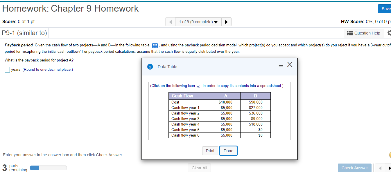 NPV model, determine whether the company should accept or reject this project.