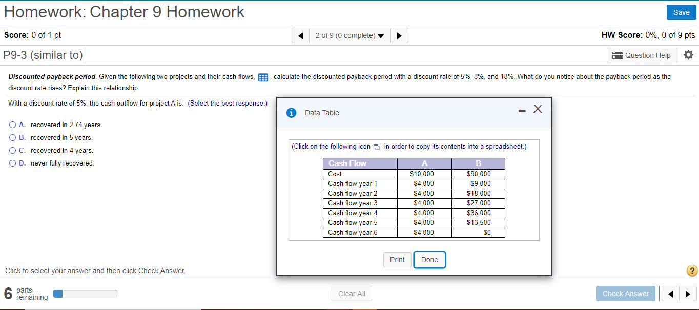b. Should the company accept or reject it using a discount rate