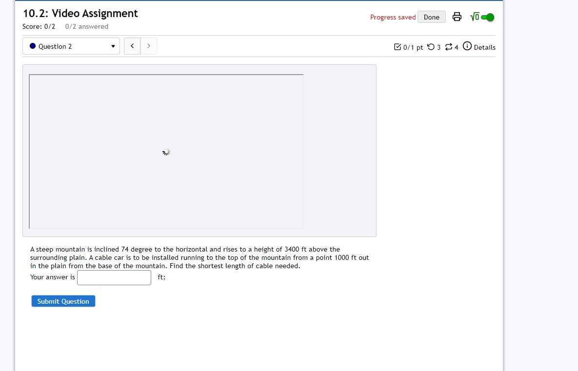 44 mi apart. When the satellite is on one side of the