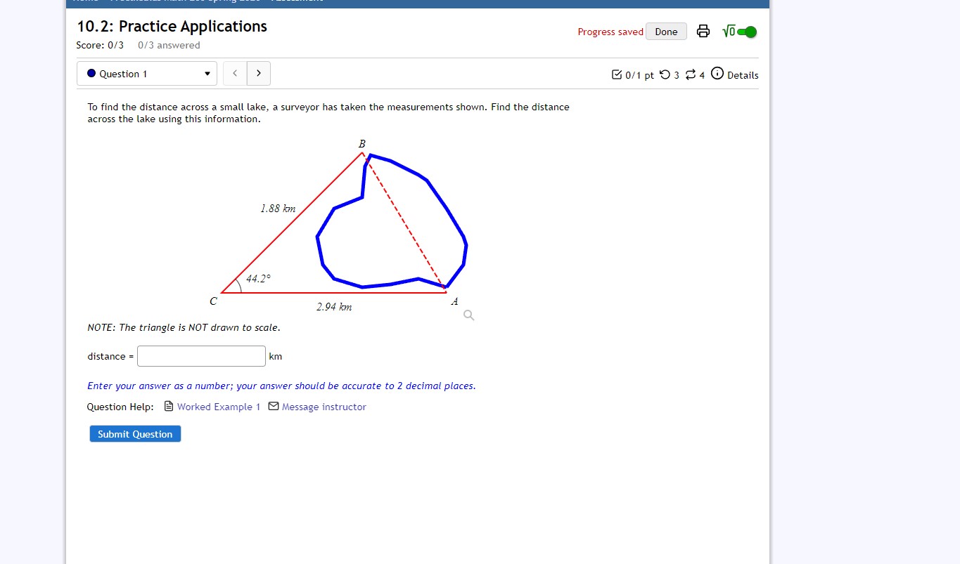 D.-'3 answered 0 Question 3 v 8 0x1 pt '0 2 1'3