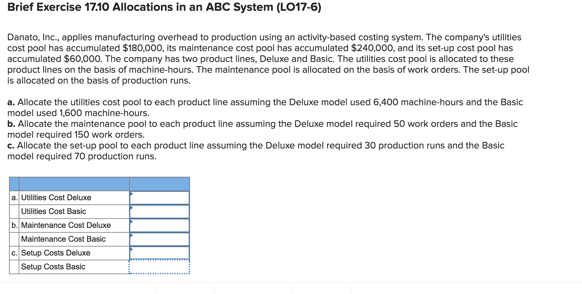  Attached is the managerial accounting question. Please send back a detailed