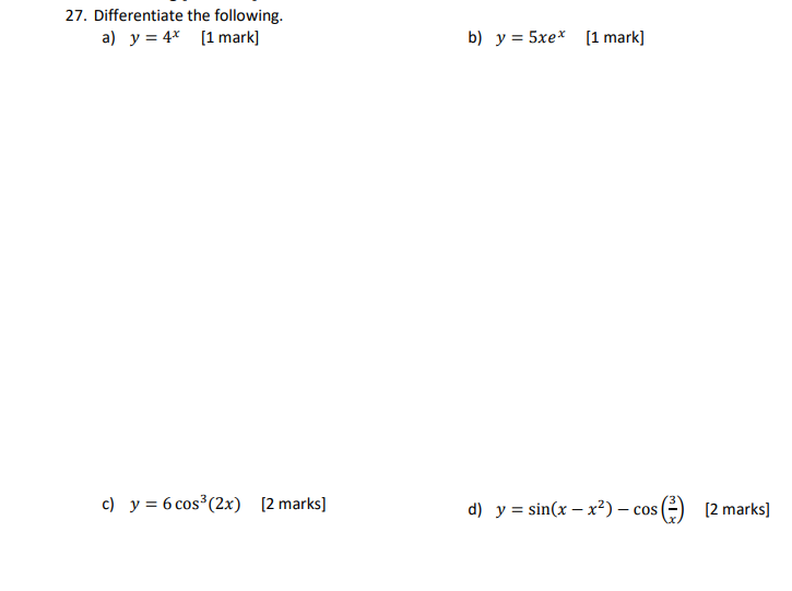 rule and their related base functions. 17. The product rule does not