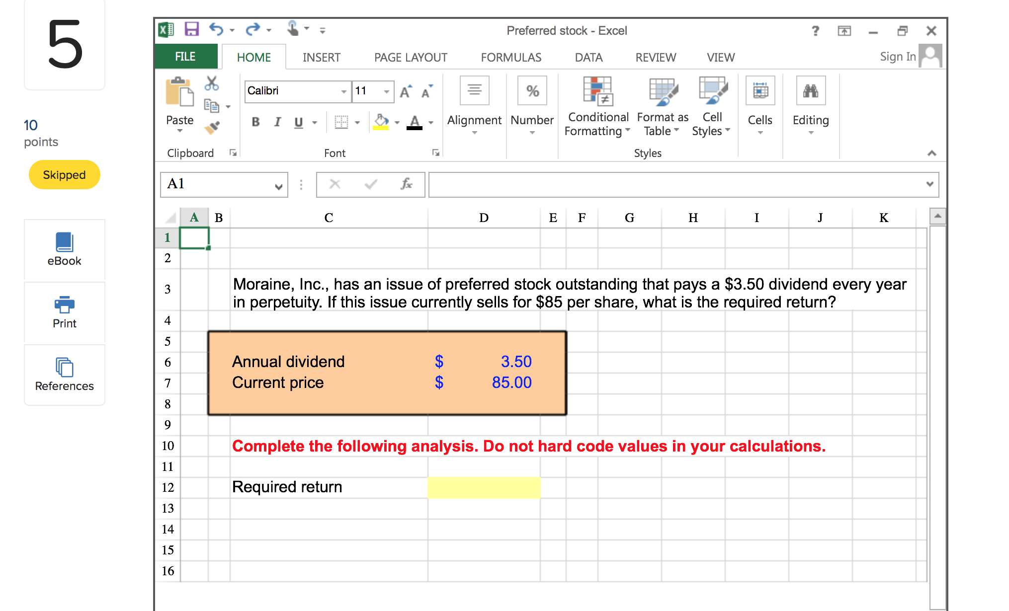 INSERT PAGE LAYOUT FORMULAS DATA REVIEW VIEW Sign In" AD lg; .