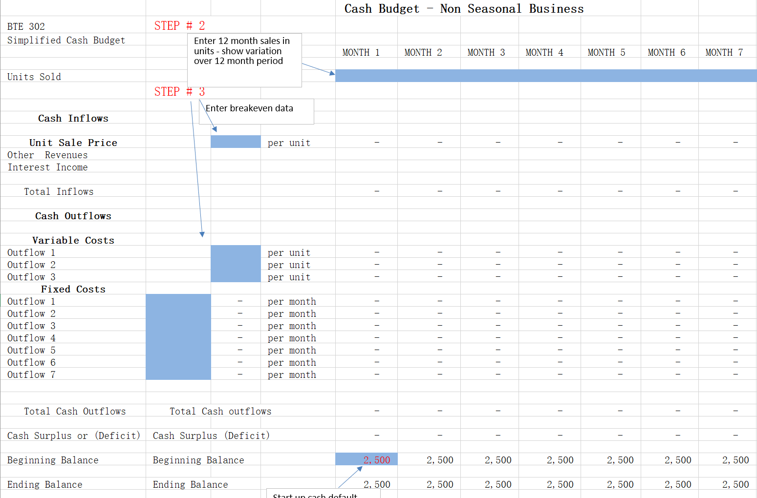 costs description supplies 20.00 and per unit cost XXXX XXXX note: Data