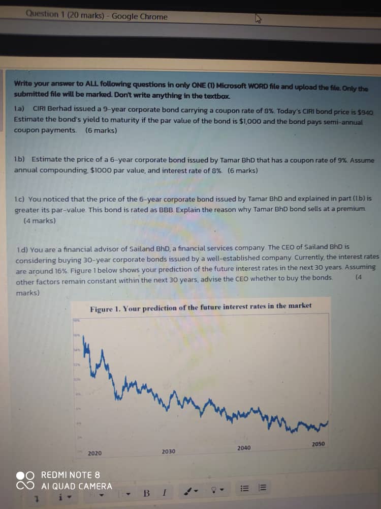  please help me to answer Question 1 (20 marks) - Google