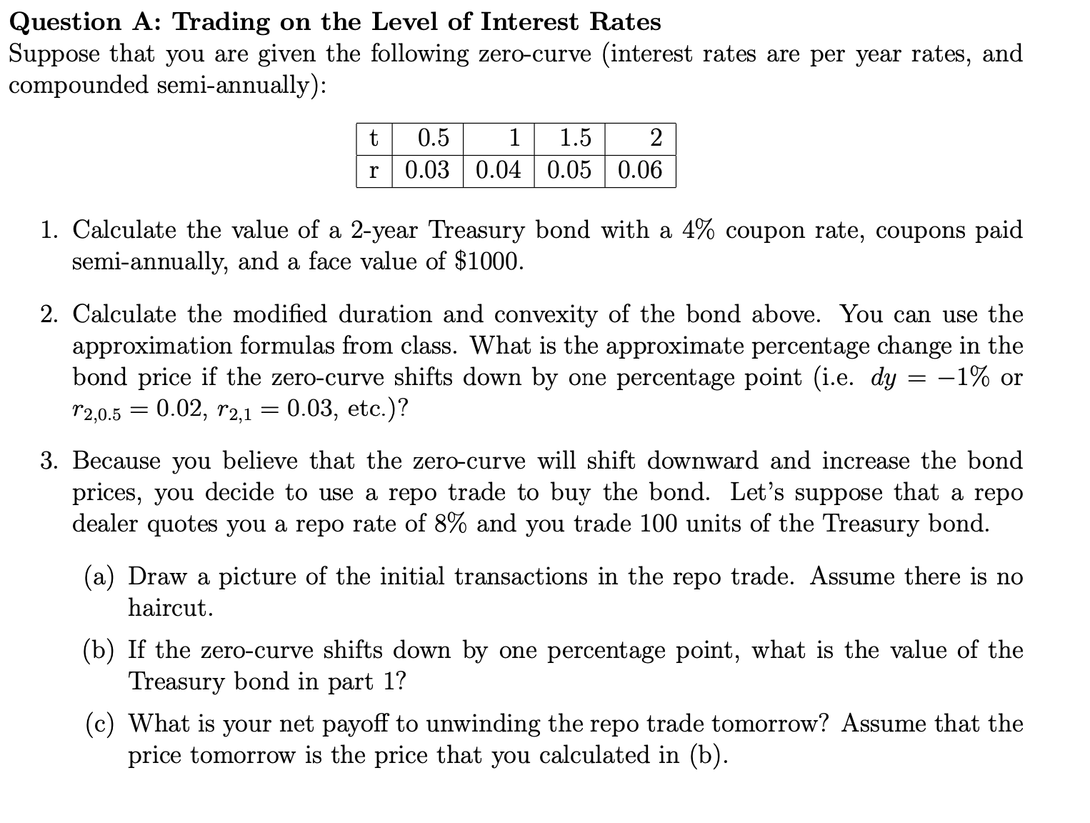  here is the question, Suppose that you are given the following