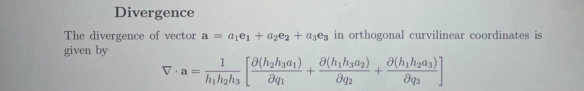in curvilinear coordinates are attached for reference. 2. Consider the spherical polar