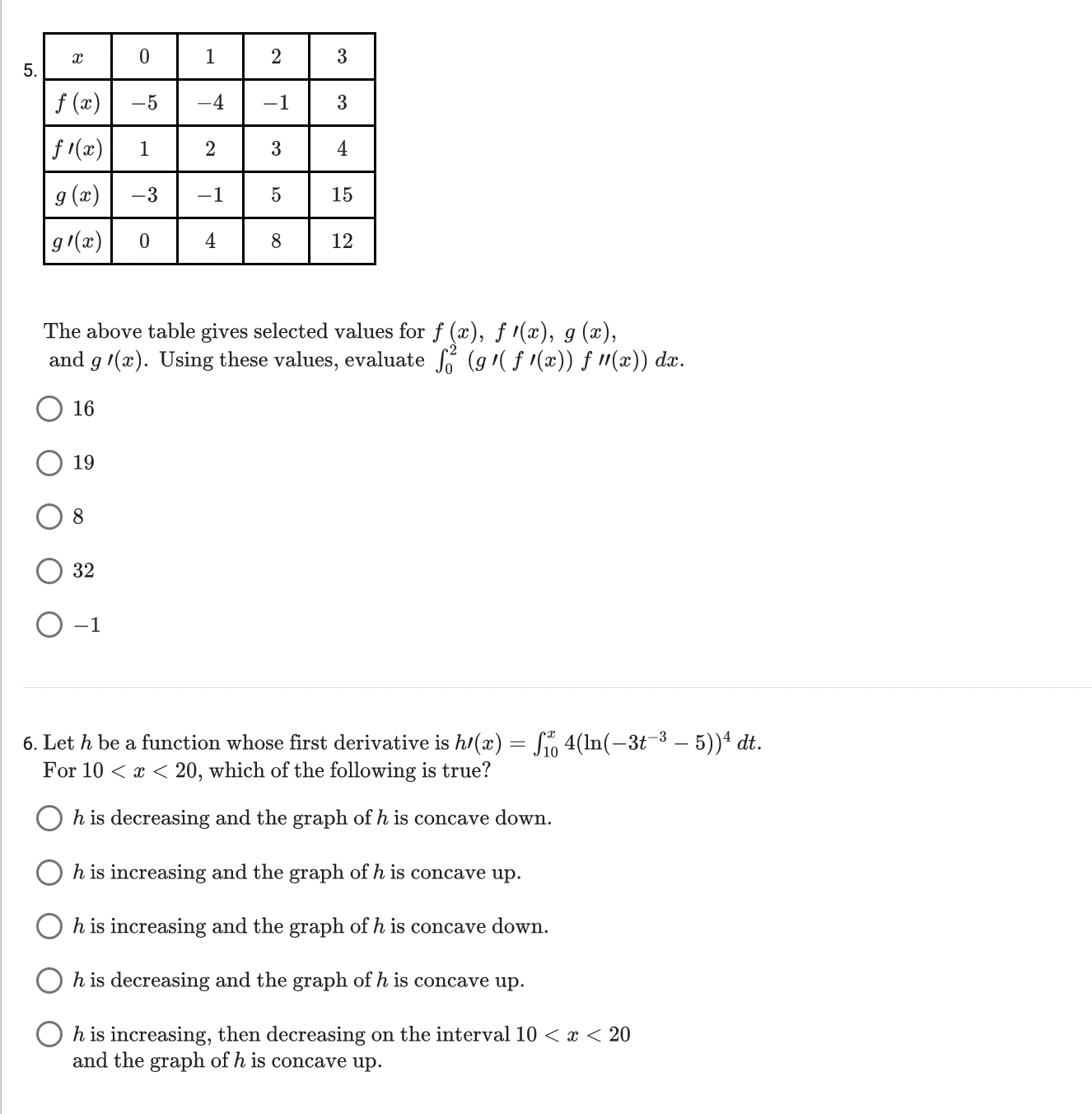 h be a function Whose rst derivative is h!(a:) 2 flag 4(1n(3t'3