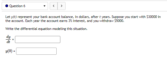 in the account. Each year the account earns 3% interest, and you