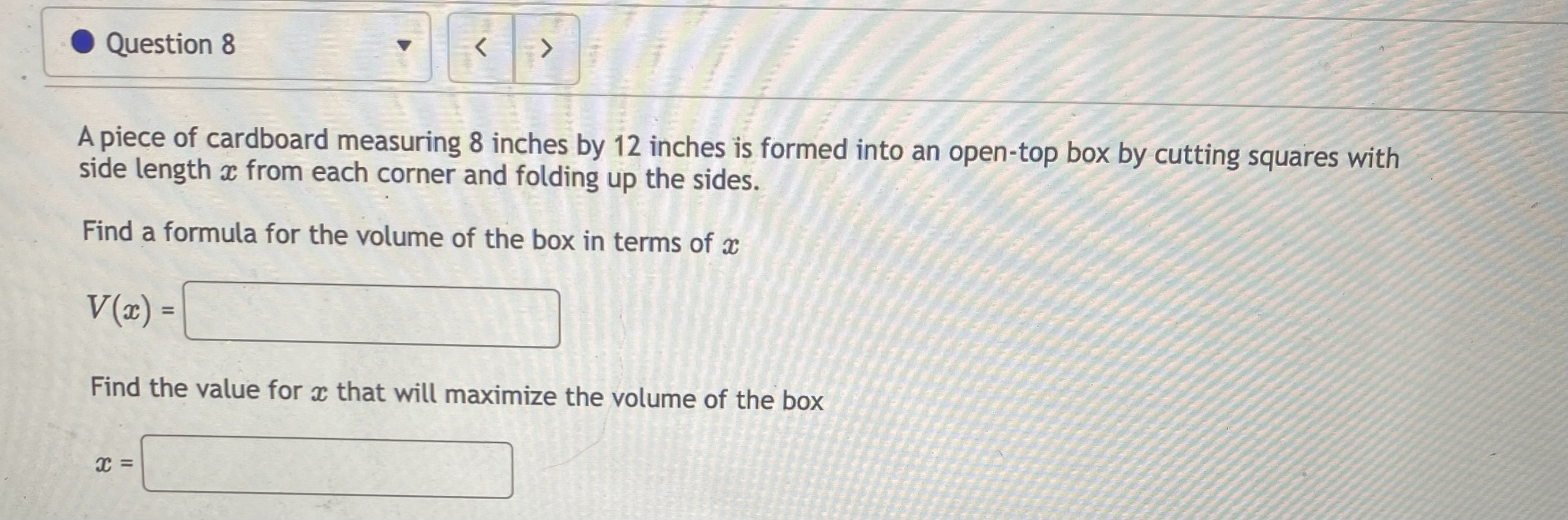 increasing (or more specifically, non-decreasing)? interval of increasing = (d) On what