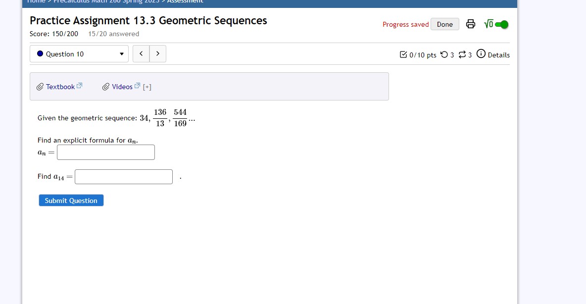 the first five terms of the sequence: 0.1 : Q,a.n : Gnu}