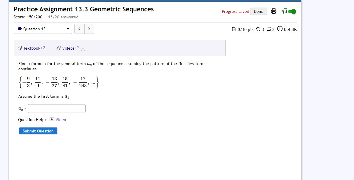 Sequences Programmed Done .3, ' Score: 145;f 200 14.-"20 answered . Question
