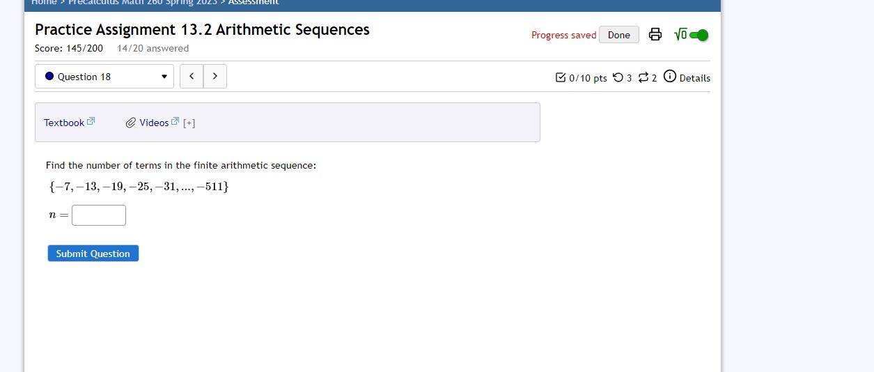 (:2 Videos Li [+] Which term of the arithmetic sequence 1,6,11, 15,