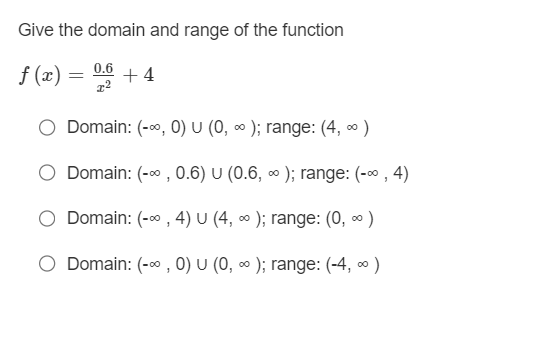 vertically shrunk by a factor of 0.4. Which of the following equations