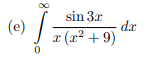 (e) (6+7x)x sin 3x