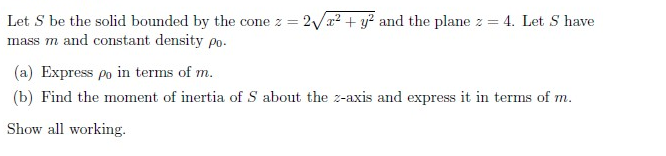 2va + y' and the plane z = 4. Let S have