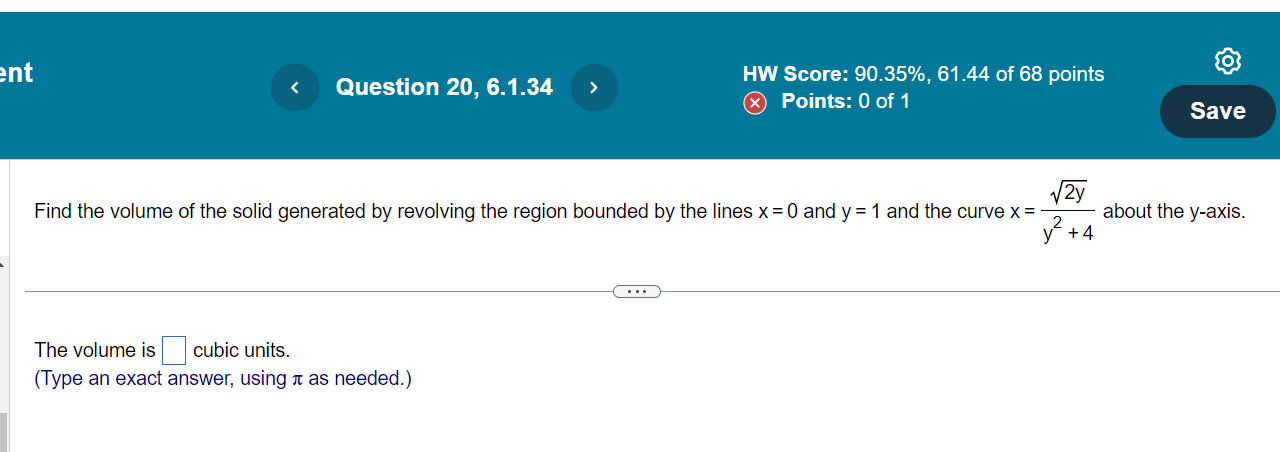 5- 4 3- y =2+ N X N. Set up the integral