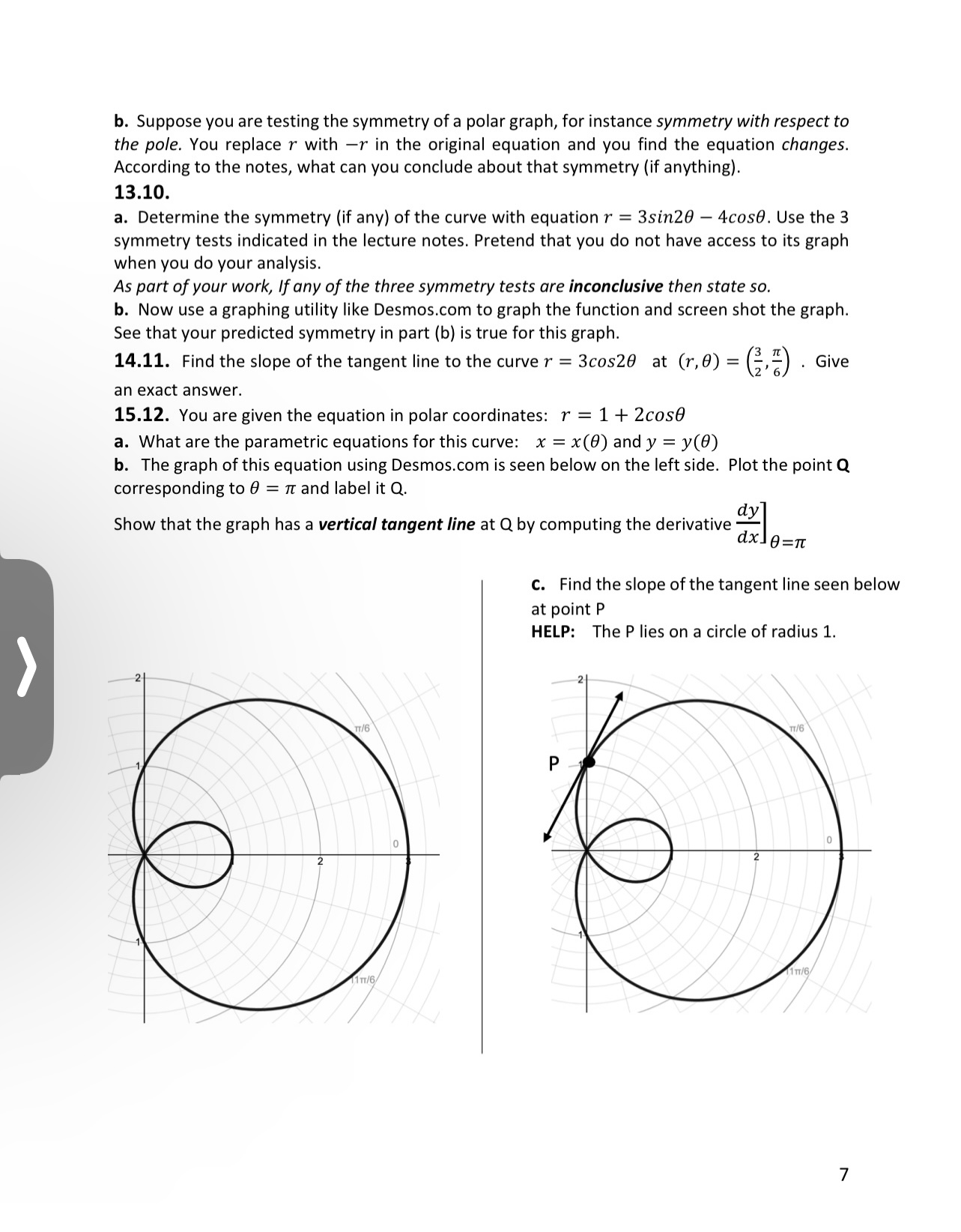 positive angles rotating CCW and negative angles rotating CW. Illustrate this idea
