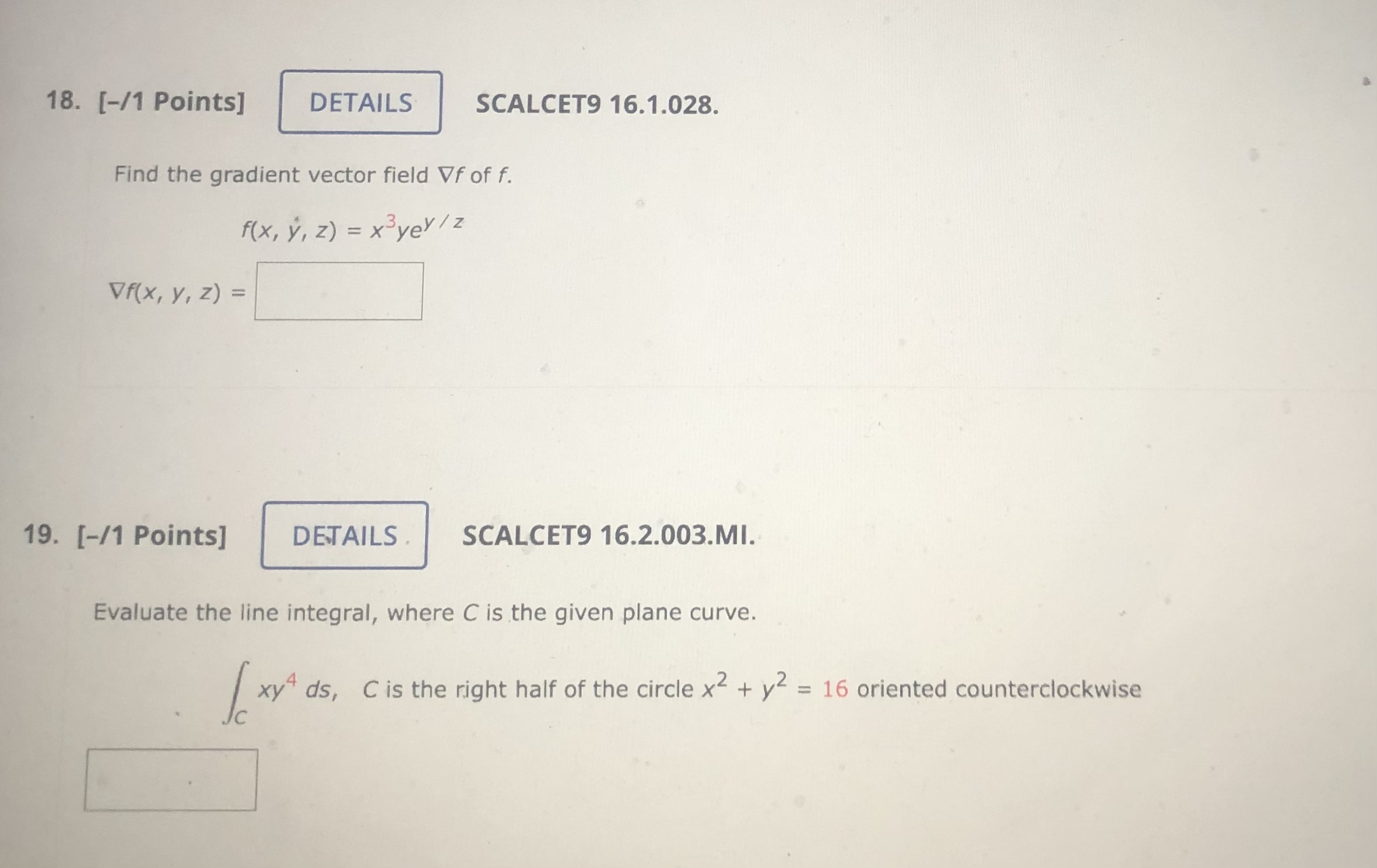  calculs 3Note: please write down the Answer by hand on paper