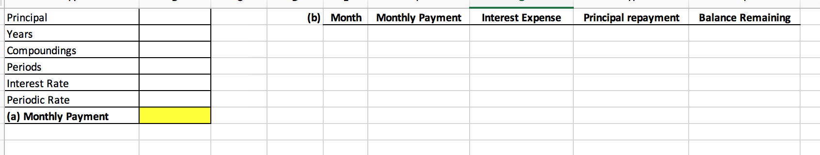 PROBLEM # 2You just took a $315,000, 30-year loan. Payments at