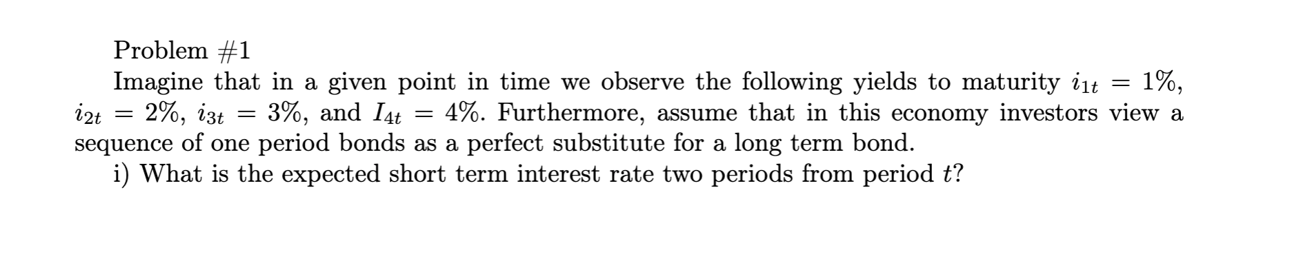 How would I solve this problem? Problem #1 Imagine that in