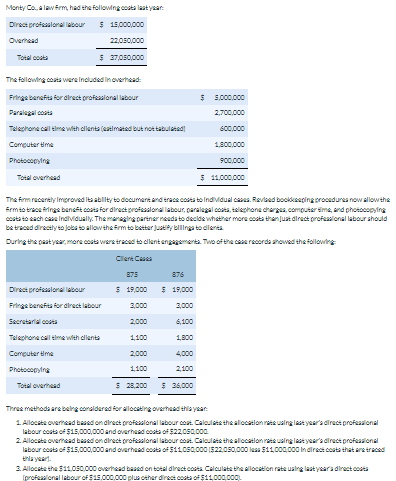  Using each of the three rates computed for Method 1,2, and
