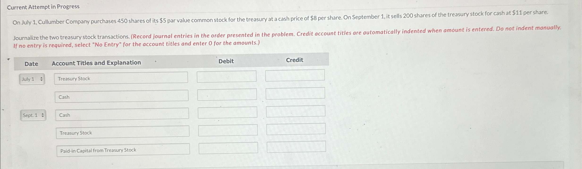 shares of its $5 par value common stock for the treasury at