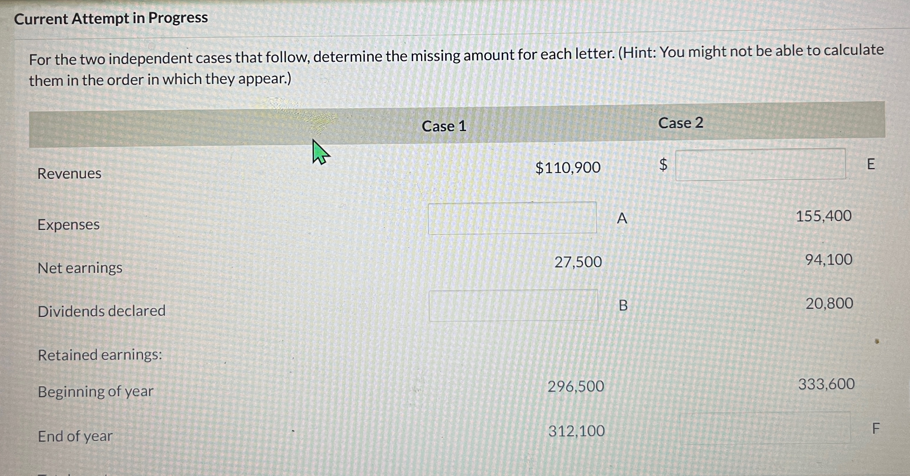 How to solve Current Attempt in Progress For the two independent