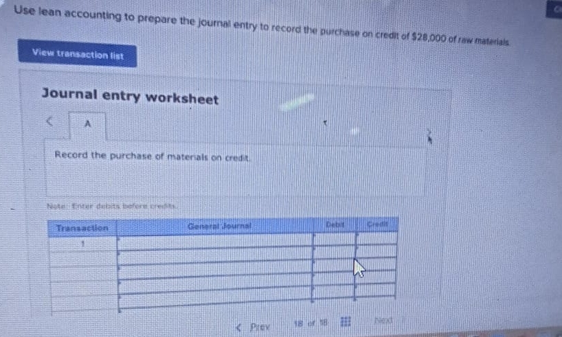guranteguarantee 5 e lean accounting to prepare the journal entry to record