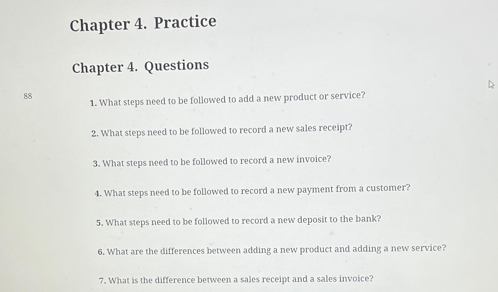 be followed to add a new product or service? What steps need