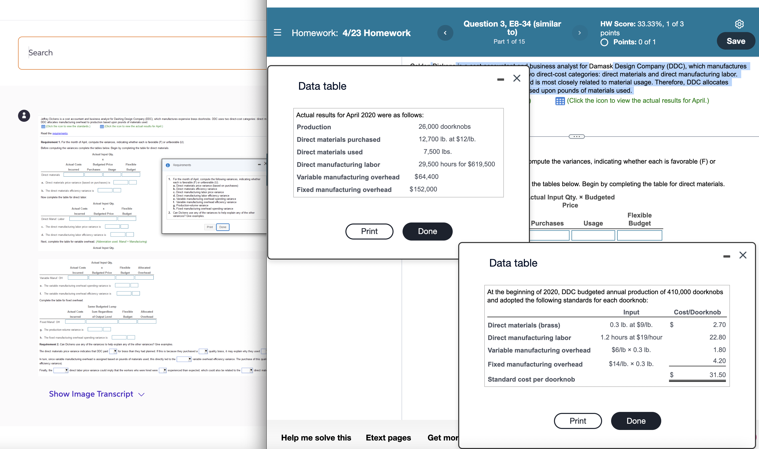 of 410,000 doorknobs and adopted the following standards for each doorknob: 