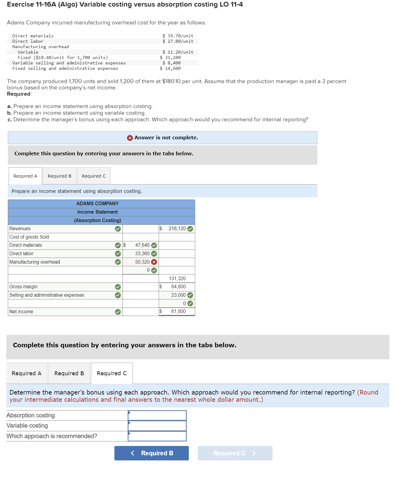 it not correct. $50,320 is not the answer when I added both