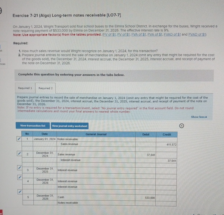 sold four school buses to the Elmira School District. In exchange for