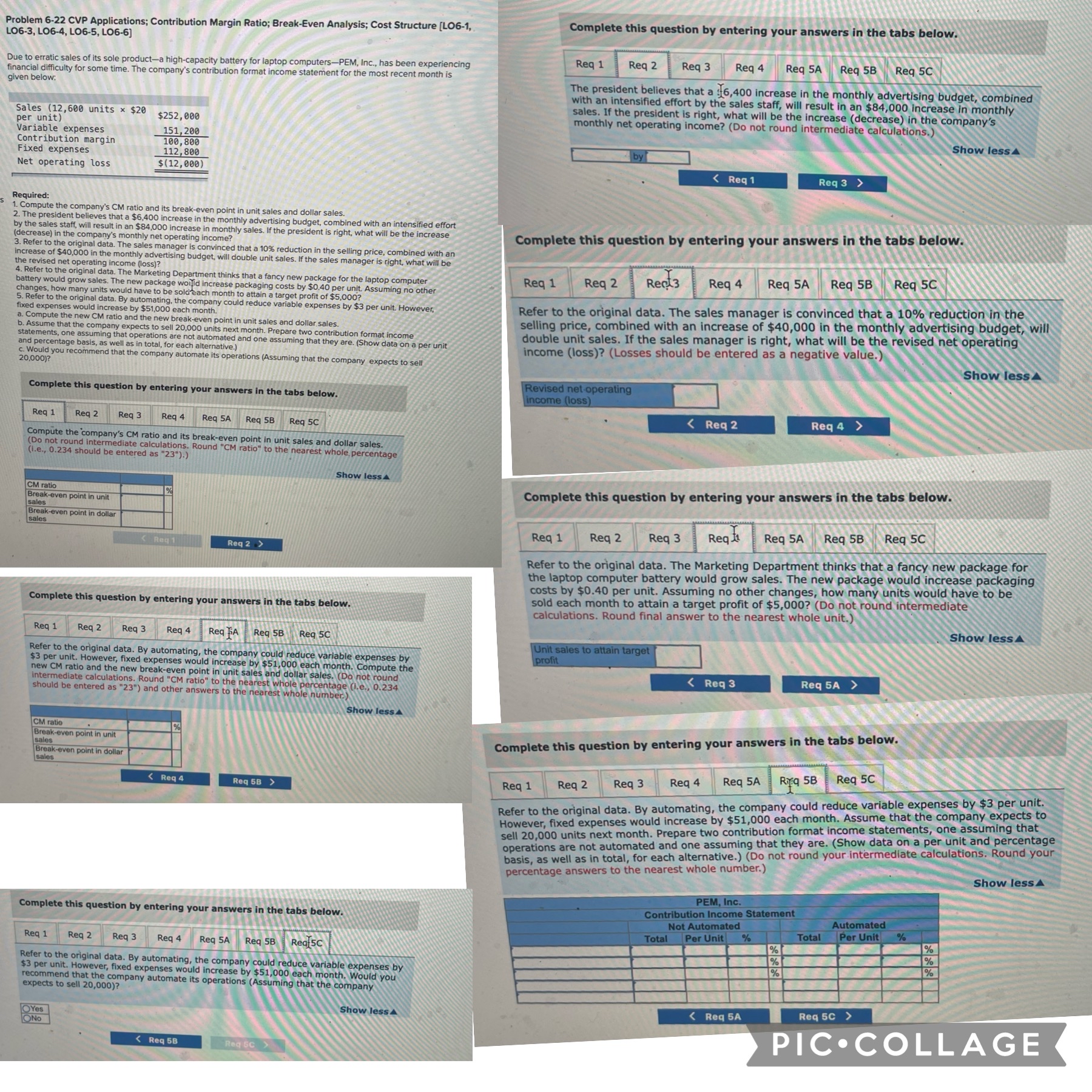 [LO6-1, LO6-3, LO6-4, LO6-5, LO6-6]Due to erratic sales of its sole product-a