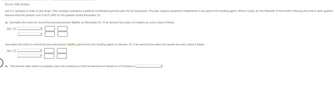 a. the to gilt The end or each quarte liabditV tz rundimJ