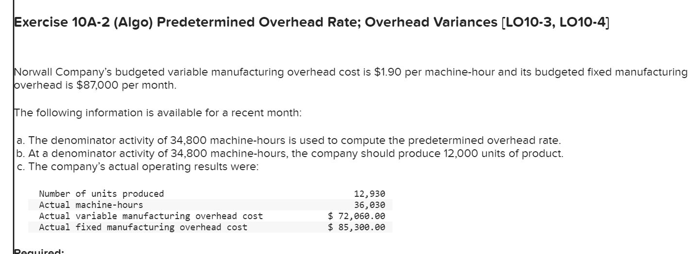variable and fixed cost elements. Note: Round your answers to 2 decimal