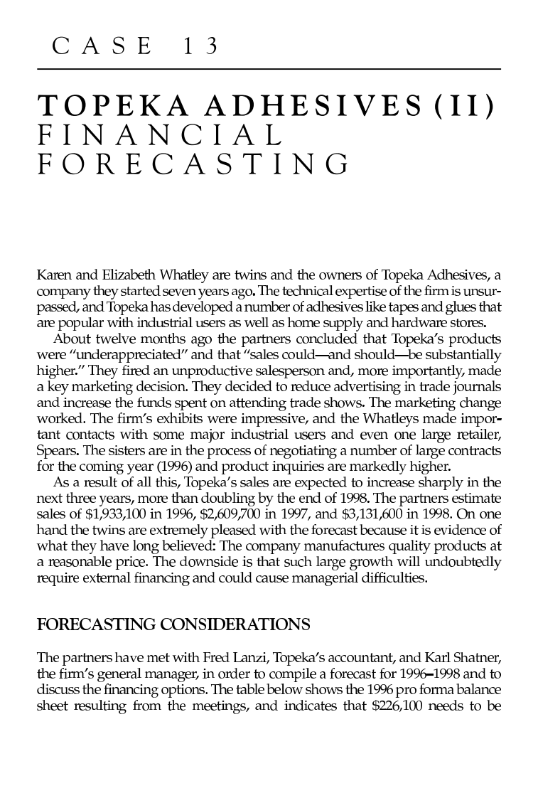 arepopularndrkreialmersasneaslenempplyarhardwaresbres. About twelve months ago ihe partners concluded that Topeka's products were