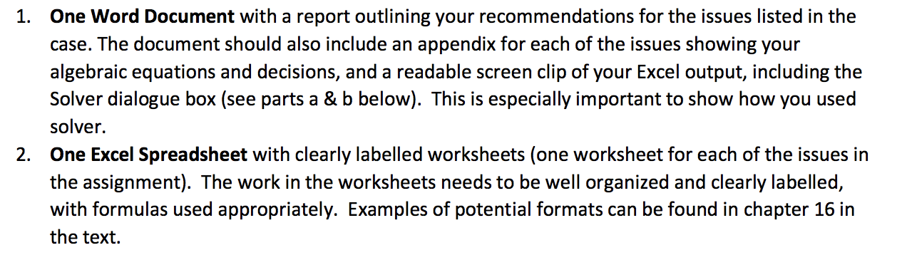  Please solve in Excel Solver - Step-by-step, with explanation. One Word