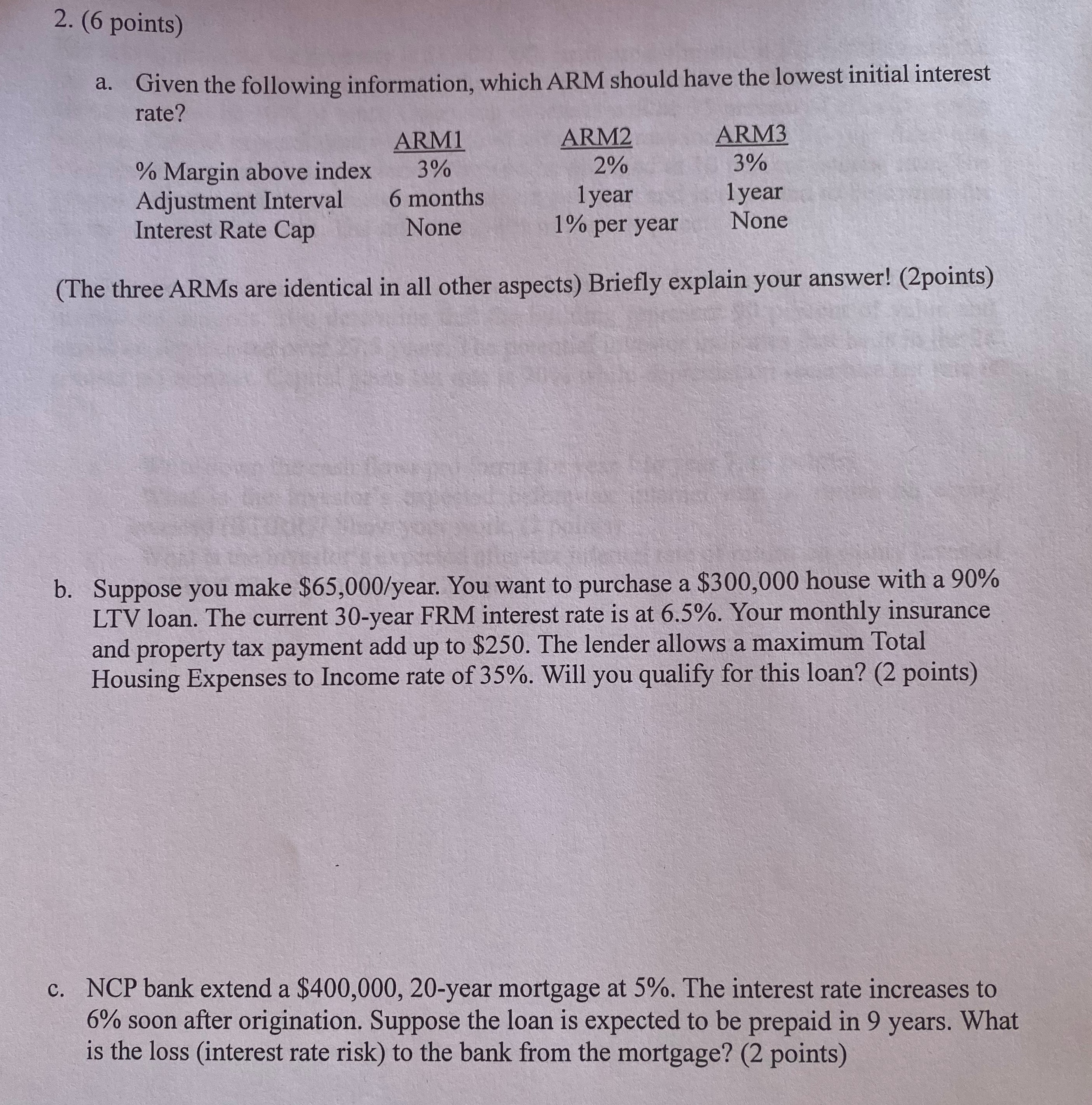 calculations (right down what you used as PV, i FV, n, cash